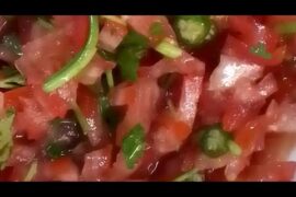 Tomato Salad Recipe | Fresh & Healthy | Easy 5 Minute Salad | Viral likeandsubscribe