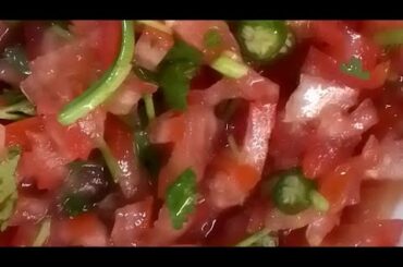 Tomato Salad Recipe | Fresh & Healthy | Easy 5 Minute Salad | Viral likeandsubscribe