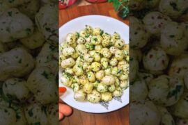 Healthy Garlic Mint Makhana Recipe | Weight Loss Snack | Crispy & Tasty#shorts