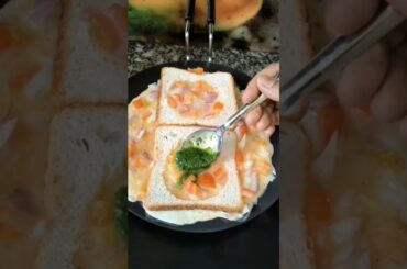 Anda Bread Cheese omelette #Healthy #heathybreakfast #recipe #Anda #Bread #cheese #omelette #shorts