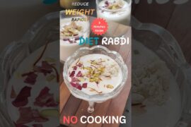 Reduce 5 Time weight | Desserts | Weight Lost Rabdi In 5 Mins With No Cooking #shorts #trendin