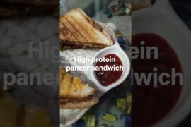 High Protein Paneer Sandwich Recipe | Crispy Grilled Paneer Sandwich | Kashyap Kitchen #recipe #food