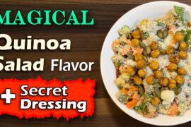 High-Protein Quinoa Salad Recipe | Healthy Meal Packed with Fiber & Flavor