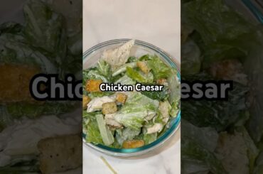 How to Elevate a Store-Bought Caesar Salad Kit | Quick & Healthy Lunch #salad #foodie