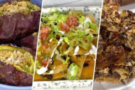 3 Healthy Snack Recipes: Loaded Nachos, Coconut Bars, More