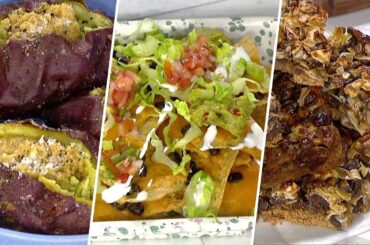 3 Healthy Snack Recipes: Loaded Nachos, Coconut Bars, More