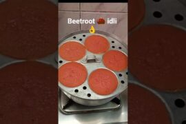 Healthy Beetroot Idli Recipe Try Once !! #shorts #food #cooking #easyrecipe #idli