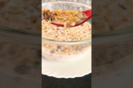 One minute instant healthy breakfast Milk and Muesli # food# breakfast #recipe