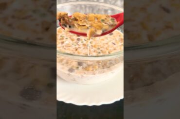 One minute instant healthy breakfast Milk and Muesli # food# breakfast #recipe