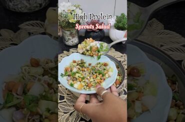 Protein Rich Sprouts Salad | High protein breakfast | Weight loss diet #youtubeshorts#healthy#shorts