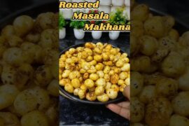 Roasted Masala makhana in just 5 min | Healthy Evening Snacks #shorts #explore  #eveningsnacks