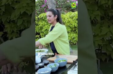 Green Goodies Salad Recipe By Amena Agha #summermeals #shorts #masalarecipe