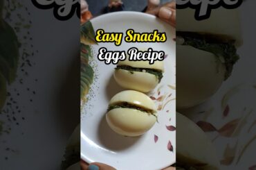 Easy Snacks Eggs Recipe || Eggs Recipe In Odia...#shorts #trending #youtubeshorts #odia