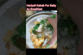 Healthy Breakfast Recipe For Baby|| Hariyali Kabab|| #shorts #babyfoodrecipe#hariyalikabab #adhrith