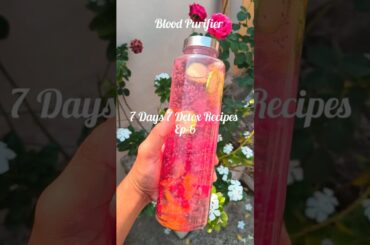 Clear Skin & Weight Loss | Blood Purifier | Detox Water #shorts #healthy #weightloss #glowingskin
