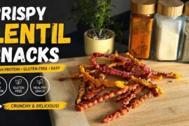 Crispy Lentil Snacks | Healthy High-Protein Chips (Gluten-Free)