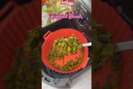 Air Fryer Bhindi Sabji Recipe | Crispy Bhindi Fry | Easy Okra Fry | Healthy viral Recipe #shorts