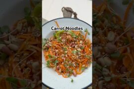 Low Calorie Carrot Noodles Salad | Healthy Weight Loss Recipe | Summer Salads | Easy Carrot Salad