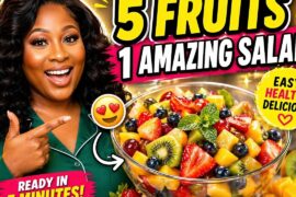 5-Minute Fruit Salad Recipe | Easy Healthy Snack You’ll Love#easy#recipe#healthy#fruit#salad