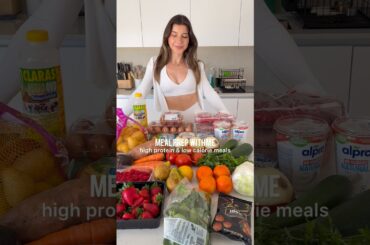 Meal Prep With Me (high protein & low calorie meals)