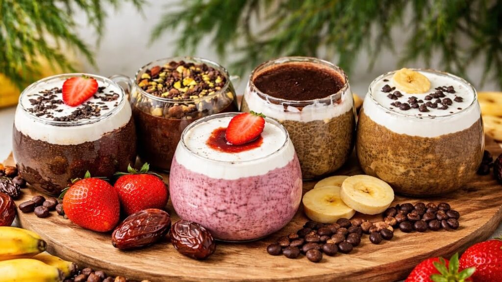 Lost 4 KG in a Month! 5 Healthy, Low Calorie and High Protein Chia Pudding Recipes