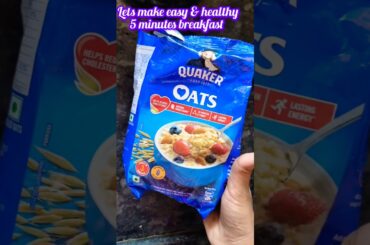 Healthy & Easy Oats Recipe for weight loss in 5min#shorts  #trending #viral #oatsrecipe  #weightloss