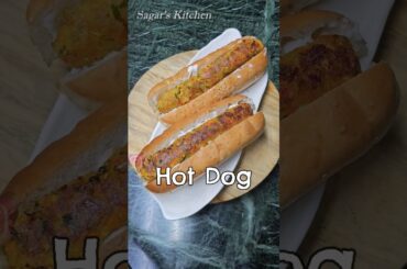 Veg Hot Dog in Desi Style It's Different but you will Love it #YouTubeShorts #Shorts #Viral #HotDog