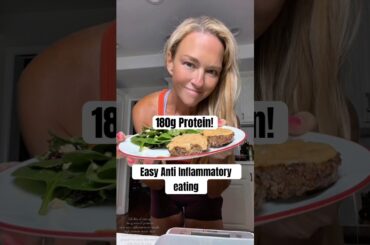Full Day Easy Anti inflammatory eating! 180g protein without powders or dairy