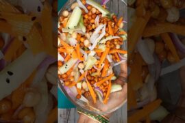 healthy morning breakfast #salad #breakfast #snacks #sprouts #homemadefood #viralcookingshorts #yt