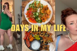 weekend VLOG: mental health chat, my glute workout, healthy dinner recipes + updated spring makeup