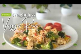 Low Calorie Rice Bowl for Weight Loss |High Protein Healthy Recipe@SnehalsDiaries #weightlossmeal