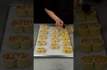 Dessert in 5 minutes! Just puff pastry and apples