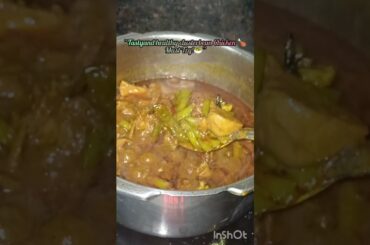 #healthy clusterbean chicken  curry #ytshorts #cooking #recipe @bhagya's living