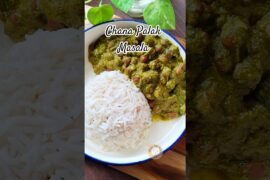 Chana Palak Recipe | High Protein Kala Chana Palak | Healthy Indian Curry + Clean Cooking Oil Tip