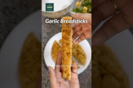 Air Fryer Garlic Breadsticks Recipe | Domino’s Style at Home | Healthy Wheat Garlic Bread #dominos