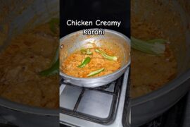 Chicken Creamy Karahi Recipe #trending #quickrecipe