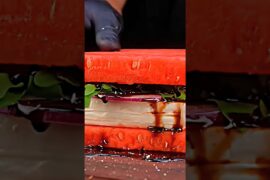 I Tried Making a Sweet Watermelon Sandwich ASMR #asmrcooking #asmr