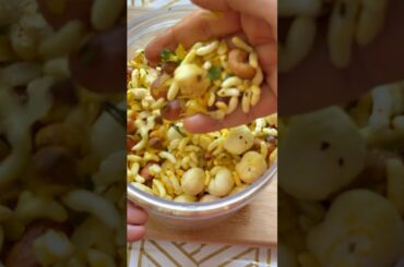 Healthy Air Fryer Snack | Murmura Poha Chivda | Light Oil Tadka Namkeen#airfryer