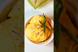Mango Saffron Ice cream! #mangodessert #easyicecreamrecipe #easyrecipe #cookingmadeeasy #healthy