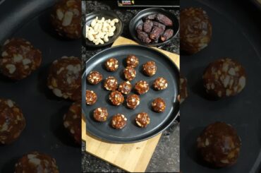 khajoor dryfruits laddu recipe/healthy dryfruit laddu #dryfruitsladdu #recipe #shortsviral #healthy