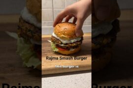 Delicious & Healthy - Rajma Smash Burger #smashburger #healthyrecipes