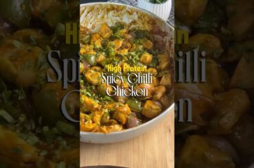 78g Protein Chilli Chicken Recipe Restaurant Style | Low Calorie Healthy Chicken