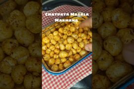 Chatpata Masala Makhana Recipe #shorts #youtubeshorts #shortsfeed