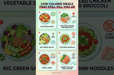 Low-Calorie Meals That Still Fill You Up | Satisfying & Nutritious Options