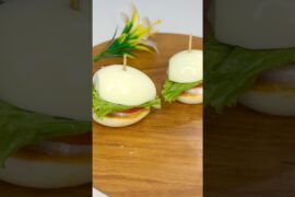 Viral Boiled egg burger || #shorts #ytshorts #youtubeshorts #youtube #egg