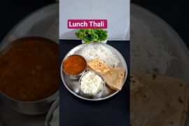 simple lunch thali #shorts #viralshorts #youtubeshorts #yt