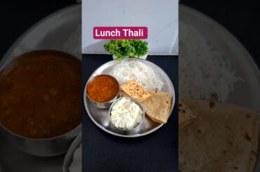 simple lunch thali #shorts #viralshorts #youtubeshorts #yt