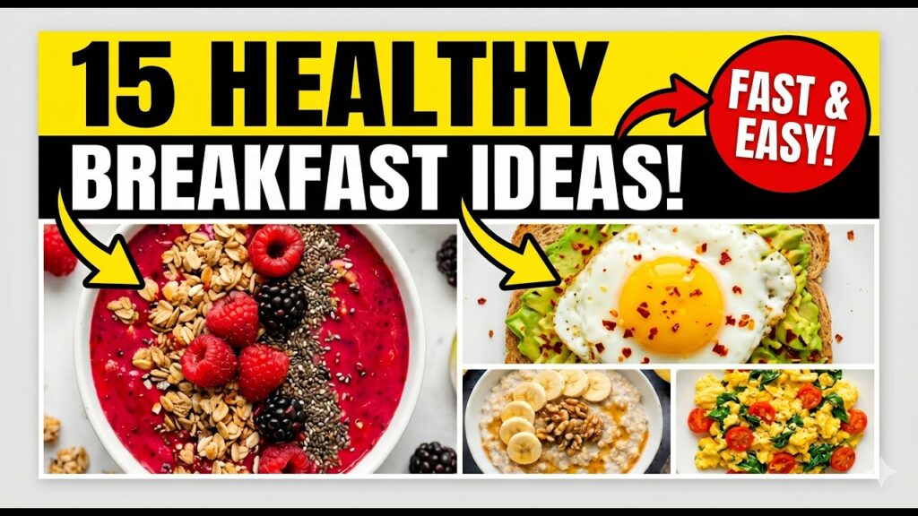 Healthy Breakfast Ideas ?! JUST 2 Ingredients! Quick and healthy recipes #healthyeating #dietfood