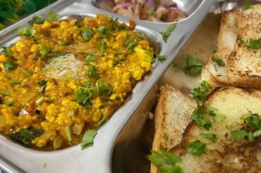 Quick & Healthy Breakfast | Paneer Bhurji & Creamy Dahi Sandwich