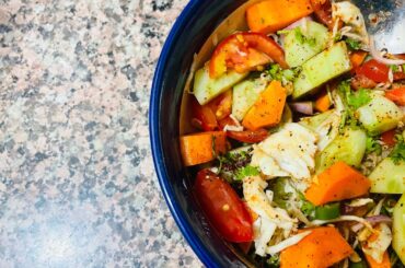 Here’s 5-Minute Healthy Salad Recipe | Perfect for Diet & Fitness
